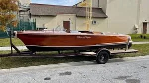 1948 Chris-Craft 17ft Deluxe Runabout — Audrain Auto Museum